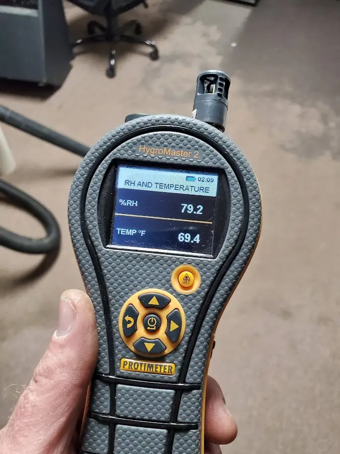 Moisture meter humidity assessment for Mold Remediation & Removal in Blair