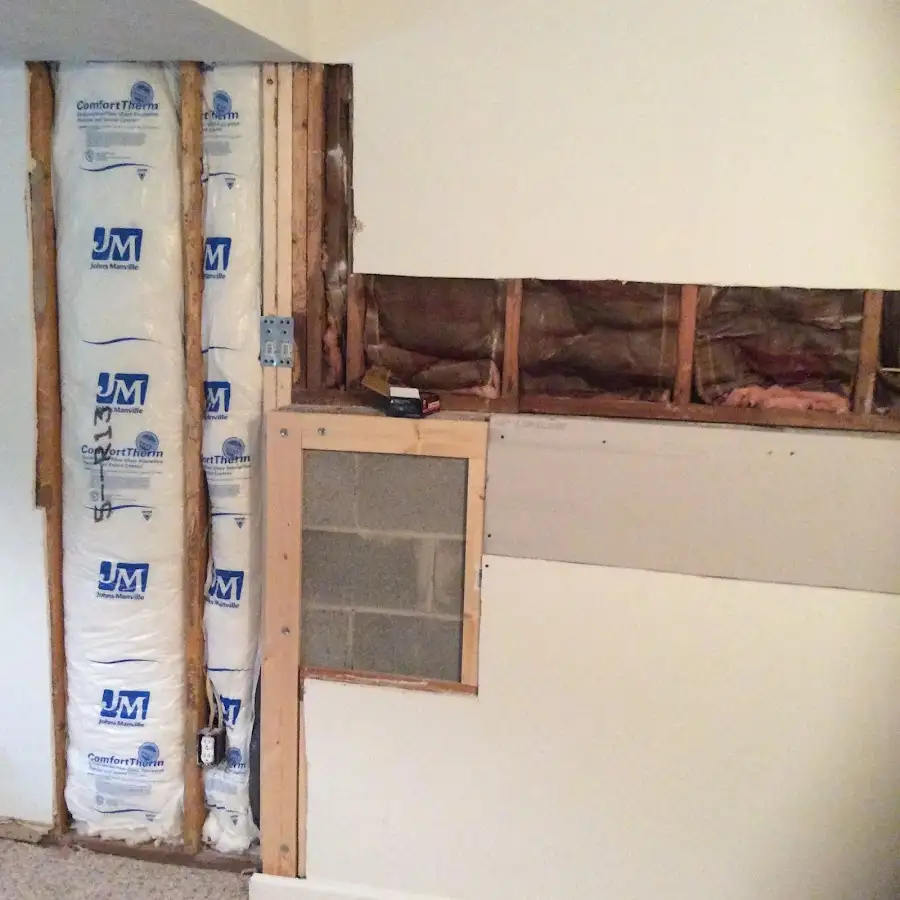 Wall insulation replacement during Odor Removal & Deodorization in Blair